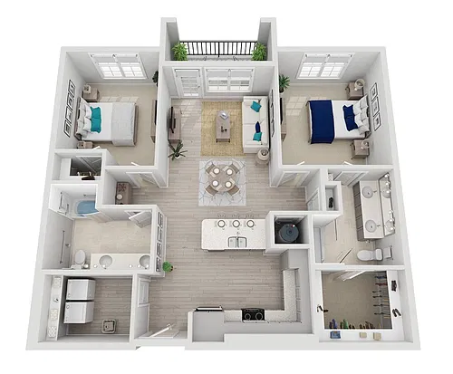 Floor plan B1-A