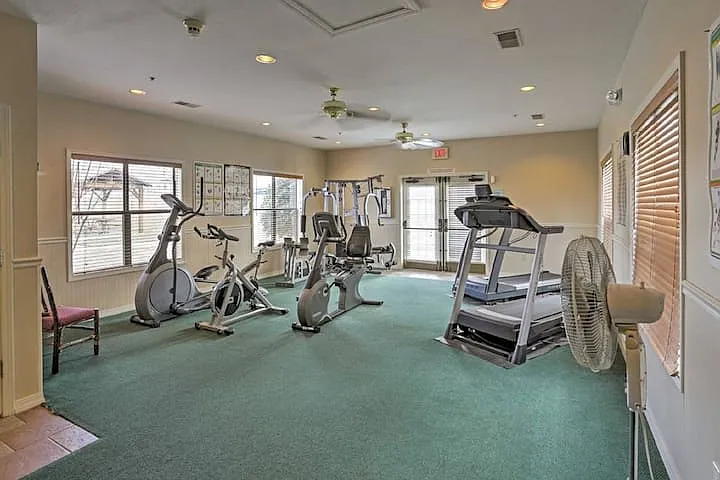 workout center at Holiday Hills Resort