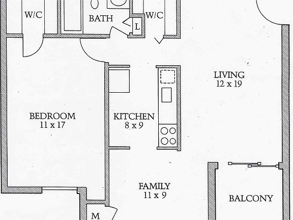Condo floorplan