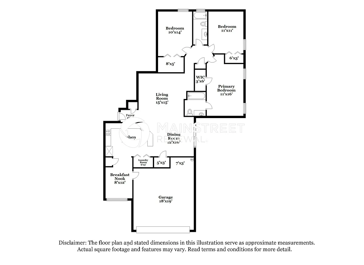Floor Plan - 1620 Dartmouth Dr