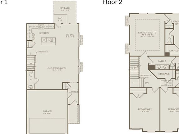 Floor Plan Level 1 Level 2