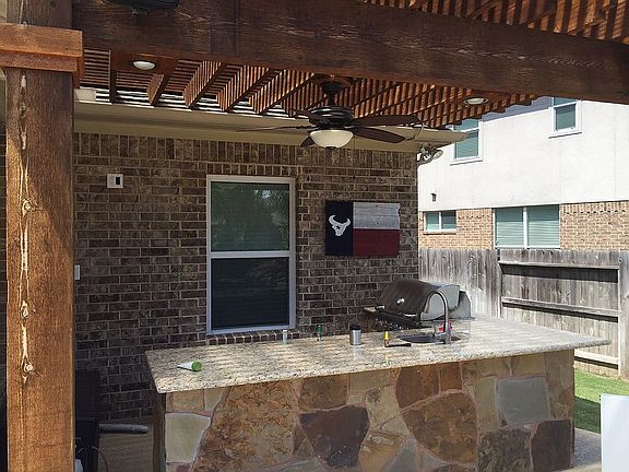 Outdoor kitchen for BBQ