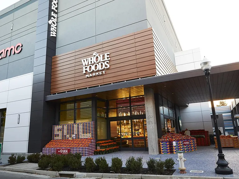 Whole Food and AMC theatre less than 1.5 miles