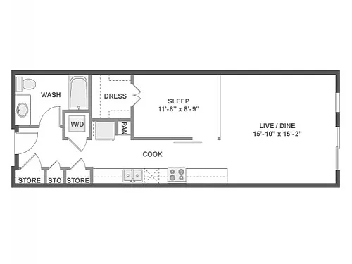 Floor plan A3b