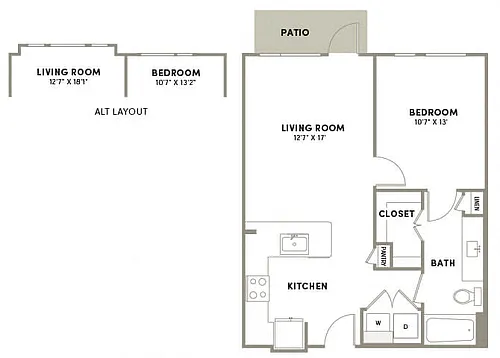 Floor plan A04 ESSENTIAL LIVING