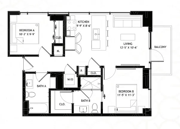 Floor plan B12