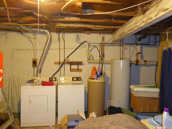 laundry basement
