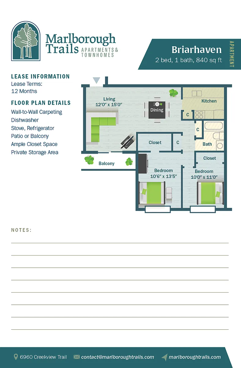 Floor plan Briarhaven