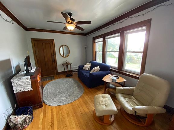 View of the Living Room standing in the Dining Room
