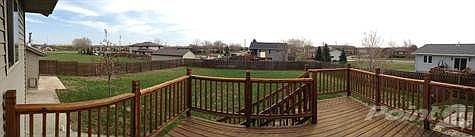 Back yard fence and patio