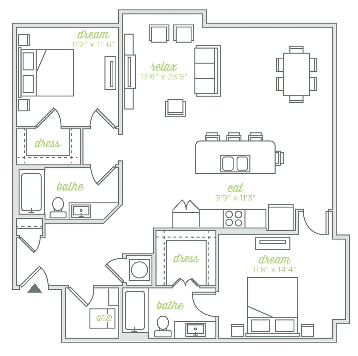 Floor plan B1a