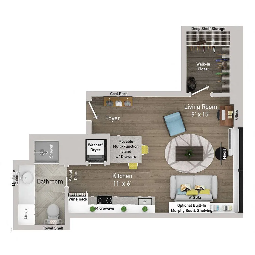 Floor plan S4M - Modern