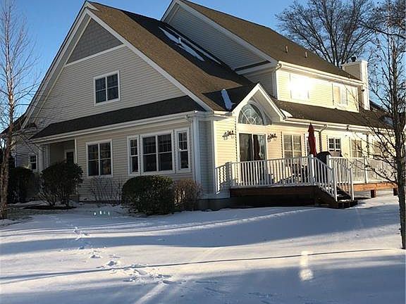 back yard with deck off living room and master bedroom