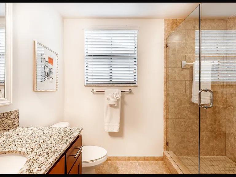 Walk-in showers in master bathrooms
