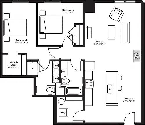 Floor plan B92-DDG