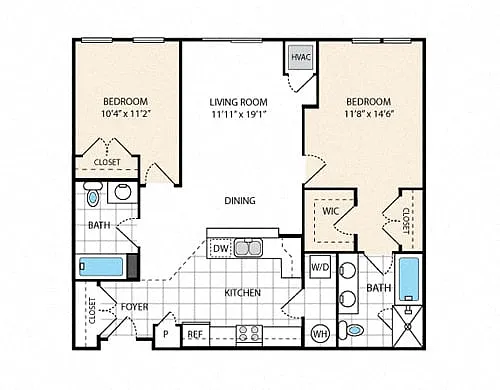 Floor plan MODEL E
