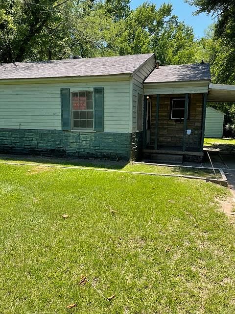Front view of the home