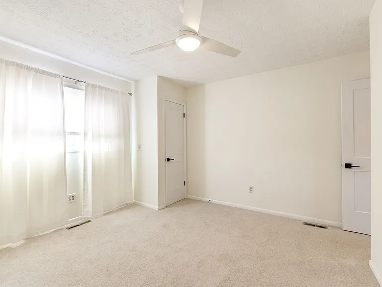 3rd upstairs Bedroom w/Double Closet Space
