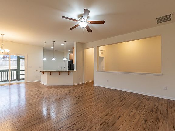 Open plan living, dining, kitchen