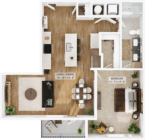 Floor plan A21