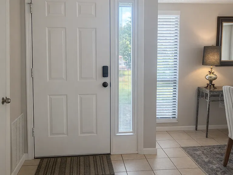 Entrance with digital lock