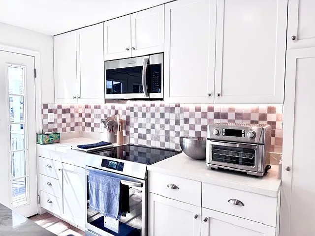 Bright spacious kitchen with brand new appliances.