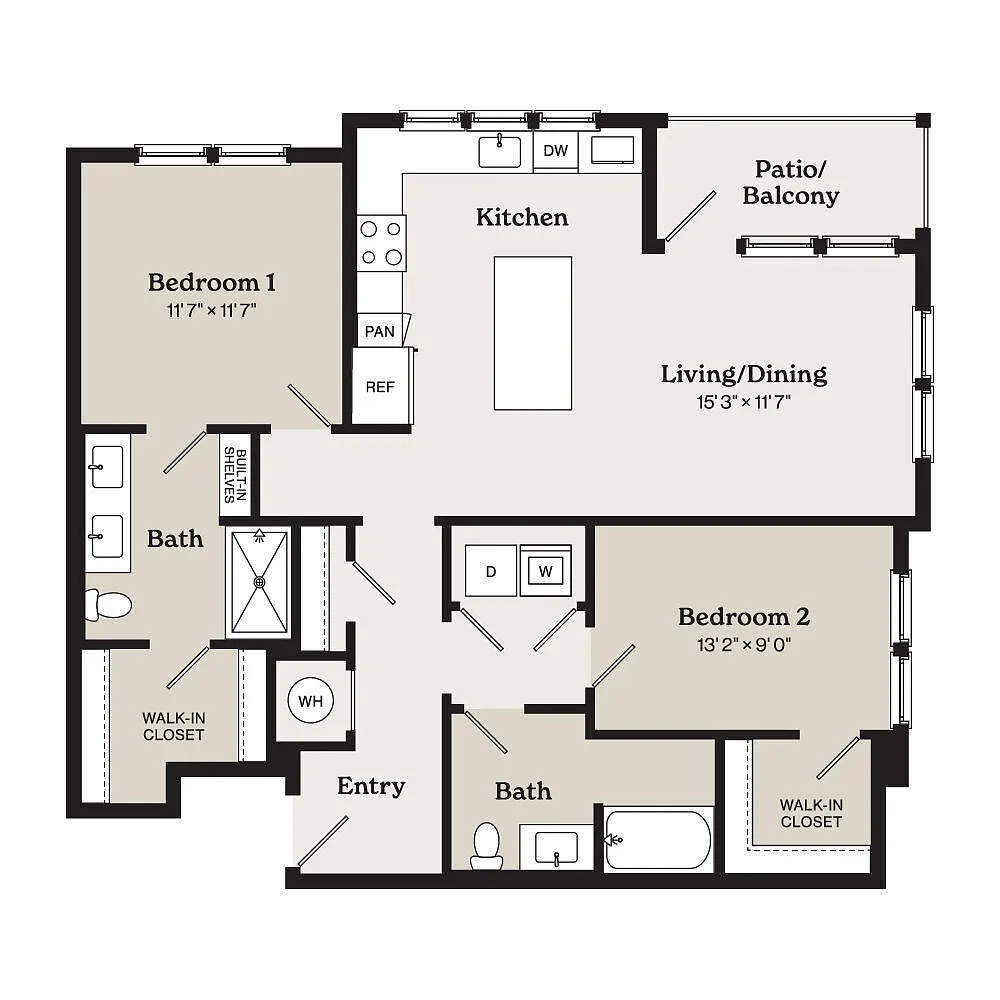Floor plan B1A