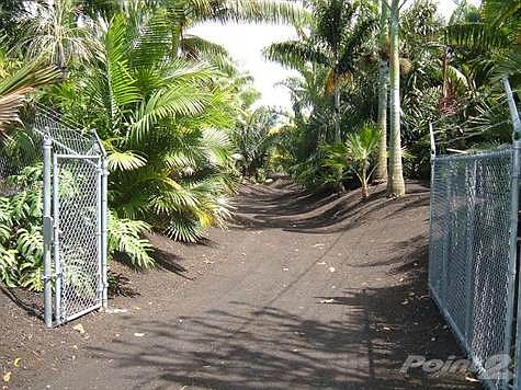 Entrance gate into property