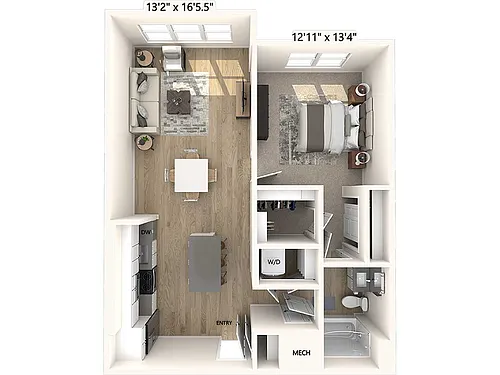Floor plan A13A