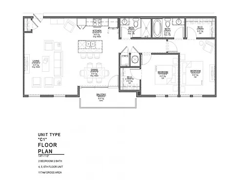Floor plan C1-N