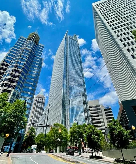View from closest intersection. Peachtree and 14th streets.