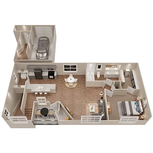 Floor plan Parkview - Garage