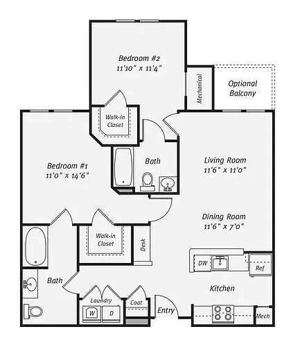 Floor plan B1R