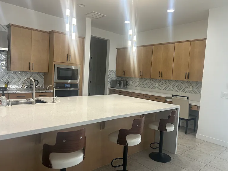 Kitchen With Office Desk