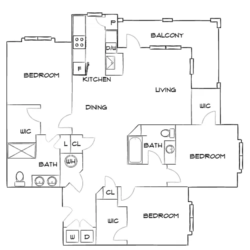 Floor plan Design 3F