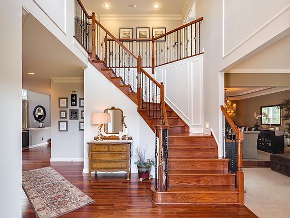 Grand two-story foyer