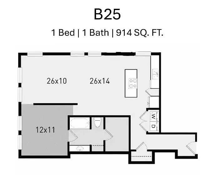 Floor plan B25
