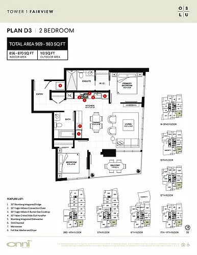 Floor plan Fairview D3