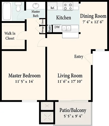 Floor plan The Amethyst - Upstairs
