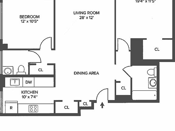 2nd image of 300 Mercer St APT 3E