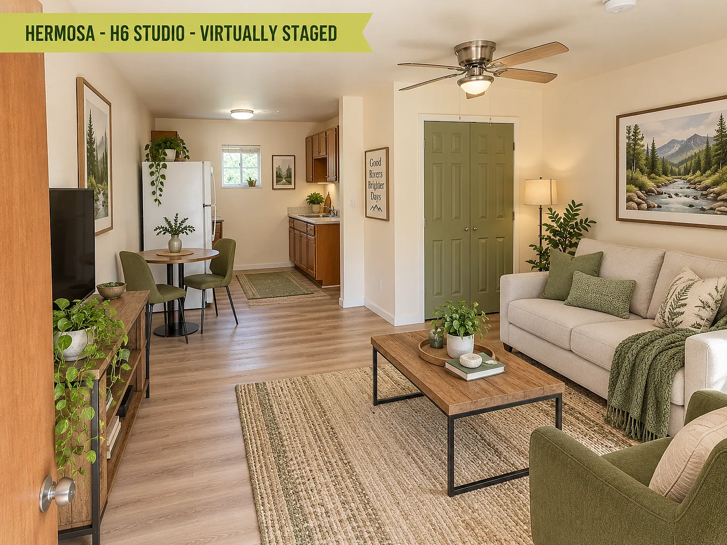 Studio, 400 sqft, $1,195 — Photo 2