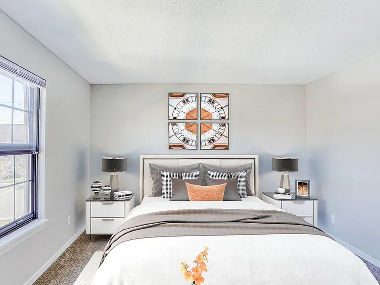 Unwind in the beautifully designed bedrooms at Tipton Terrace, where modern elegance meets comfort. Enjoy spacious layouts and stylish decor that enhance your lifestyle. Visit us today and find your perfect home!