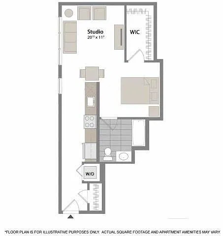 Floor plan STUDIO