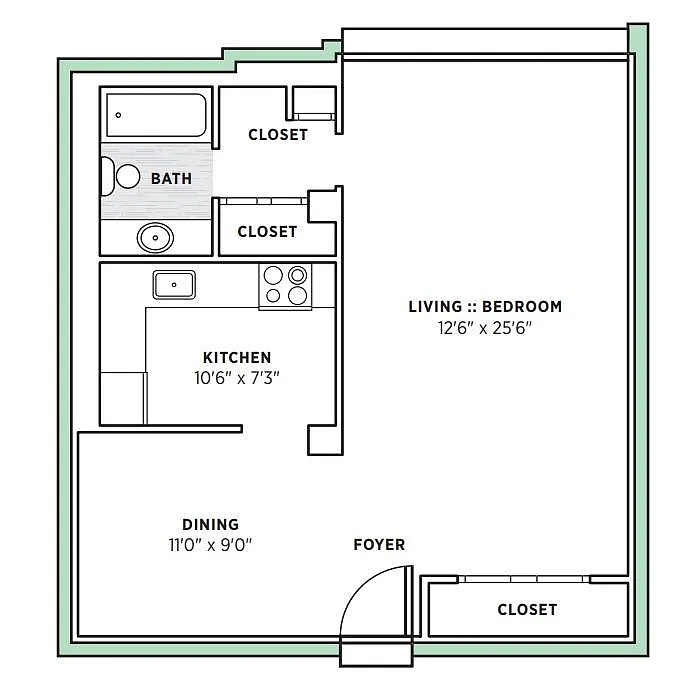 Floor plan ST-E