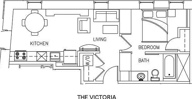 The Victoria | 1 Bedroom