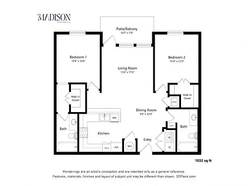 Floor plan B3