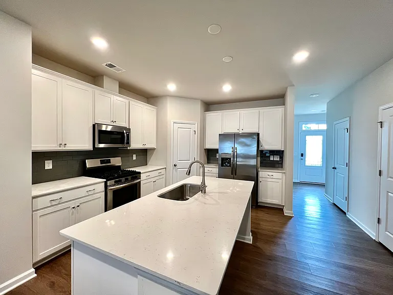 Large open kitchen