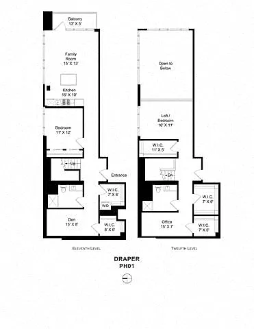 Floor plan PH09