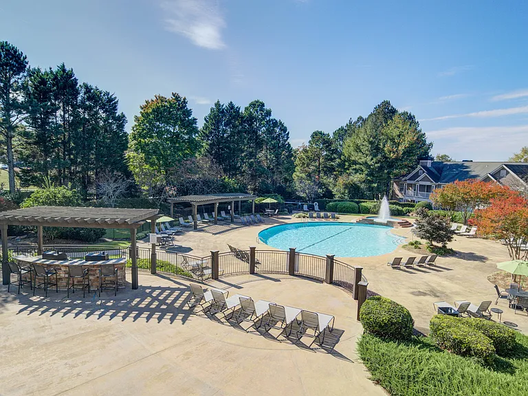 Sparkling Pool Area and Sundeck