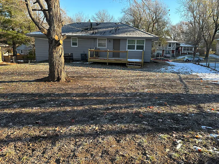 Backyard view